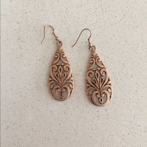Gold Teardrop Earrings